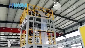 Machine de moulage par soufflage de film 3 couches 2