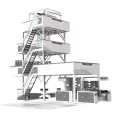Machine de moulage par coextrusion-soufflage (films PE/PP à 3-5 couches)