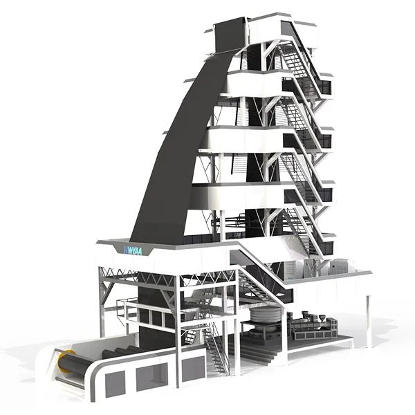 Machine de Moulage par Soufflage pour Géomembranes (Largeur 6 à 8 m) 